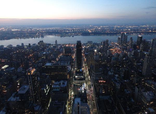Uitzicht vanaf Empire State Building New York